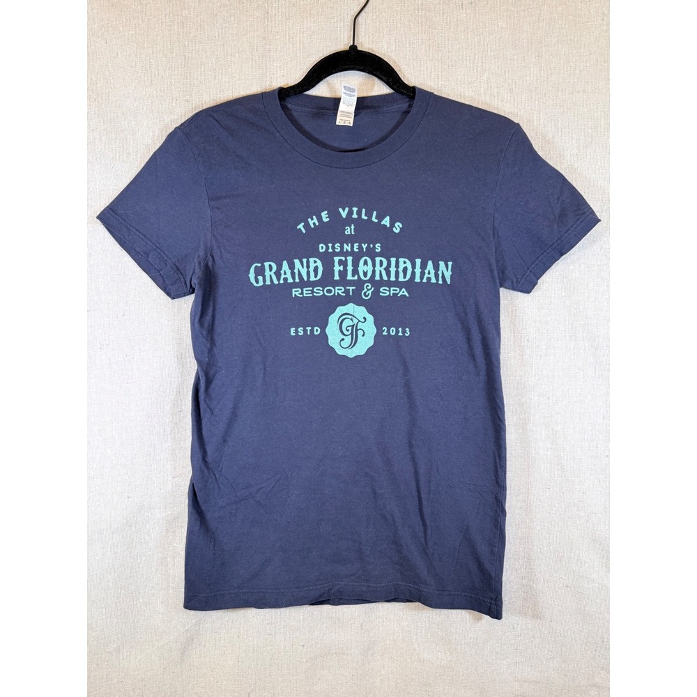 Disney Vacation Club Grand Floridian Resort Spa Navy Blue Graphic T-Shirt Large